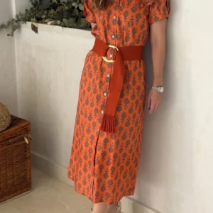 Vestido Terracota